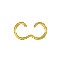 Connecteur ouvert en laiton 3-voies 5,8x3,2mm pour la fabrication de bijoux DIY, bracelets et colliers