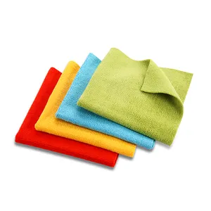 Wholesale Household Cleaning Microfibre Ultrasonic Cutting Edge Towels Multifunction Microfiber Cleaning Cloth