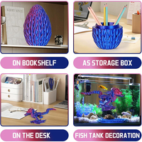 3D-Gedruckter Fliegender Drache Flexibler Geflügelter Drache Artikulierter 3D-Gedruckter Tier-Fidget-Spielzeug Geburtstagsgeschenk für Kinder Schreibtisch