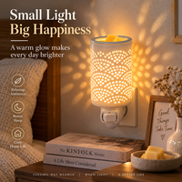 Diffuseur de cire électrique en céramique, brûleur de cire fondue, chauffe-parfum, veilleuse, aromathérapie, décoration d'intérieur