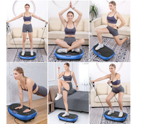 Appareil d'exercice électrique portable, plateforme vibrante pour le corps entier, pour le sport, la salle de sport, la perte de poids, brûleur de graisse