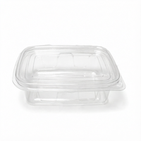 Conteneur alimentaire en plastique PET de qualité alimentaire, emballage recyclable, boîte à salade, boîte à dessert, fabrication directe d'usine