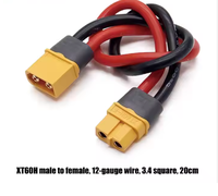 Xt60 Plug Xt60h Adaptateur Mâle à Femelle T Plug Interface Connecteur Batterie Fil De Connexion Avion Modèle Plug