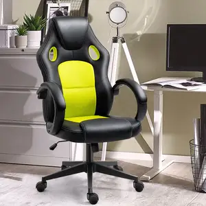 Schienale alto ergonomico rotante offerte personalizzate in pelle PVC Pro nero e rosso sedia da corsa per ufficio Gamer sedia da gioco