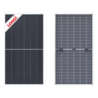 Panel Surya LONGi Tier 1 Hi-MO X10 645W 650W 670W Tipe-N Mono Bifacial Dual Glass PV Modul yang Laris Terjual