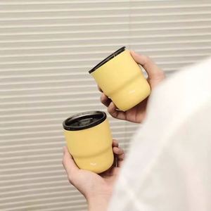 304 Stainless Steel Double-layer Vacuum Coffee Cup 8OZ Portable Outdoor Heat Insulation Car & Handycap Cup - Product Image 5