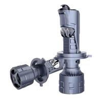 Ampoule de phare LED mini projecteur FSYLX OEM H4 110W 12000lm H4, feux de croisement et de route, ampoules de phare LED pour voiture avec ventilateur, projecteur H4