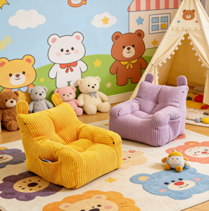 Divano Mini Pieghevole Moderno e Colorato in Schiuma ad Alta Densità, Reclinabile e Convertibile, per Bambini, Ideale per Sala Giochi e Camera da Letto - Product Image 4