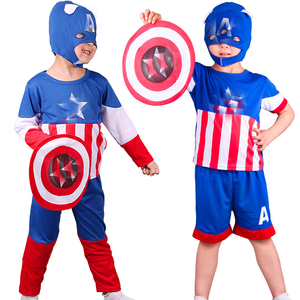 Disfraz de Halloween para Niños, Cosplay de Héroes, Manga Larga y Corta, Disfraz de Capitán Spider-Man - Product Image 4