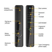 Volibel nuovo arrivo intelligente digitale Tuya Wifi App Monitor biometrico impronte digitali inviare foto al telefono Smart serratura porta con fotocamera
