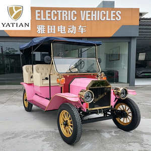 Auto Clásico Convertible Retro Vintage para Viajes de Placer y Turismo, con 3 Años de Garantía, 5 Asientos y Batería de 48V - Product Image 2