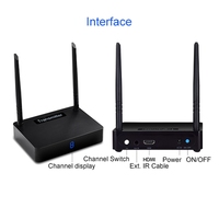 Émetteur AV sans fil HD 5,8 GHz Measy HD585 au design populaire avec fonction de retour infrarouge, distance de transmission : 350 m