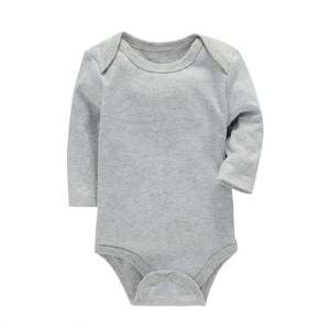 <span class=keywords><strong>Ropa</strong></span> de recién nacido de colores puros, Mono para bebés y niñas, mono 100% de algodón de manga larga, <span class=keywords><strong>ropa</strong></span> prematura, Tops informales completos - Product Image 4