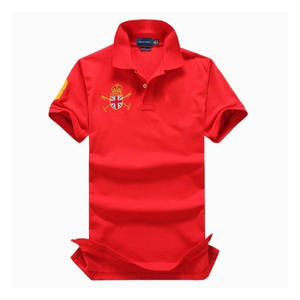 <span class=keywords><strong>Paul</strong></span> Top T-shirt pour Polo XL Chemise à manches courtes en tissu tricoté anti-rides surdimensionné Broderie 3D Design Solide - Product Image 5