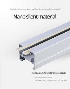 Moteurs de rideaux motorisés silencieux Trietex Smart Silent Track pour salon, prix d'usine, accessoire, <span class=keywords><strong>barre</strong></span> silencieuse, offre en gros, ensemble de rideaux - Product Image 4