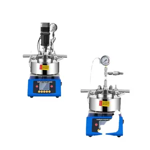 Magnetic stirring high pressure reactor laboratory stainless steel electro-mechanical stirring hydrothermal synthesis reactor