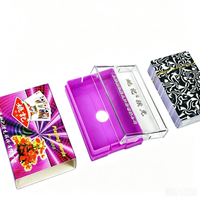 Cartes à jouer professionnelles Yaoji pour poker, jeu de casino, jeu de cartes en papier bleu lisse, prêt à mélanger, en stock