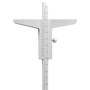 150mm 6 "0.02mm 정밀 깊이 버니어 캘리퍼스 깊이 게이지 깊이 다이얼 캘리퍼스 구경 측정 도구