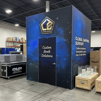 Boîte à lumière modulaire rétroéclairée 20x20 en aluminium SEG avec espace de rangement personnalisé pour MJ Biz Con 2026