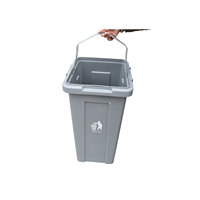 Poubelle en plastique 40L 50L 80L Poubelle intérieure pour la collecte séparée des déchets