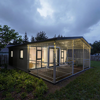 Maison préfabriquée mobile extensible en conteneur, mini-maison de 200 pieds carrés, 400 pieds carrés, 600 pieds carrés, 800 pieds carrés, personnalisable, 1 à 8 chambres en option