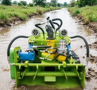 Robot de dragage électrique de 900 mm avec LED lumineuses pour le déblaiement de sable immergé sur les chantiers de construction maritime