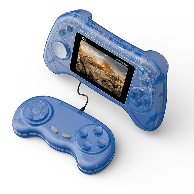 Cross-border New Q8 Handheld Game Console Retro Nostalgic Mini 800-game Arcade Two-player Battles 8-bit OS Color Display Perfect
