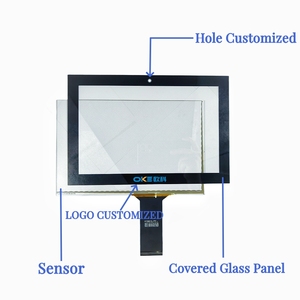 Oke công nghiệp 19 "HMI pcap Glass + cấu trúc kính tùy chỉnh có sẵn USB/I2C đa màn hình cảm ứng Bảng điều chỉnh - Product Image 2