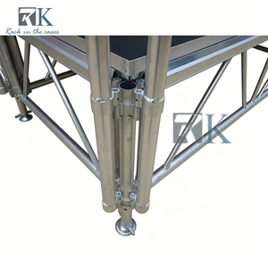 Durable Aluminum Alloy Modular Concert <b>Stage</b> with Safety Guardrail <b>Stage</b> <b>Platform</b> - Product Image 4