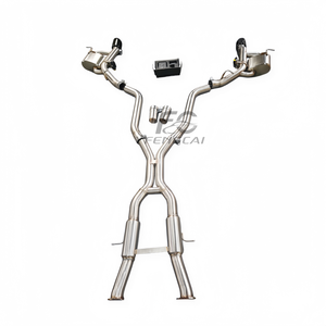 Tubi di Scarico Catback in Acciaio Inox 304 di Alta Qualità con Valvola Silenziatore per Jeep Grand Cherokee SRT 6.4L V8 Migliora la Potenza di Rilascio a Basso Torque - Product Image 2