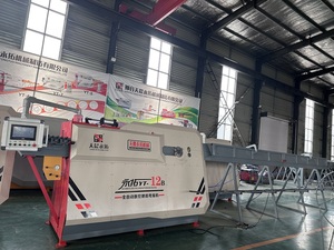 Machine de pliage d'<span class=keywords><strong>acier</strong></span> CNC automatique 4-12 mm, vitesse rapide, formage de barres pour tuyaux de grande taille, cerceau en <span class=keywords><strong>acier</strong></span>, barres d'armature, composants de moteur - Product Image 2