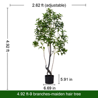 Plante artificielle de haute qualité, écologique, en plastique souple, type Maebum, pour vase, verdure, mariage, jardin, bureau, véranda, décoration intérieure