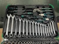 Kit d'outils à main pour la maison, 180 pièces, boîte à outils, jeu de clés à douilles, clé à cliquet, kit d'outils à main professionnel, jeu de douilles, mécanique automobile