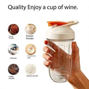 <span class=keywords><strong>Mug</strong></span> à café en plastique de haute qualité 500 ml 16 oz, tasse de voyage élégante, résistante à la chaleur, bouteille d'eau pour les sports de plein air - Product Image 2