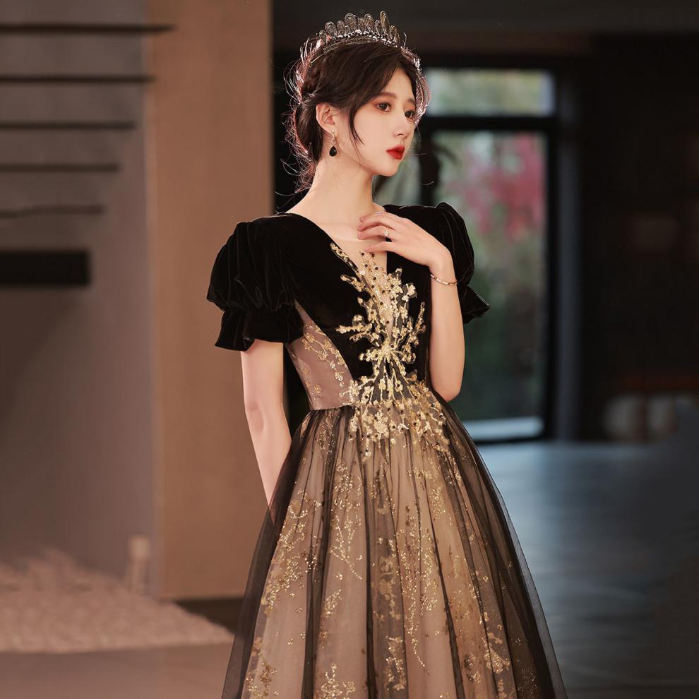 beautiful prom dresses 2022 Chic / Beautiful Burgundy Prom Dresses 2022 A-Line / Princess Off-The-Shoulder Short Sleeve Backless Bow Floor-Length / Long Prom Formal Dresses