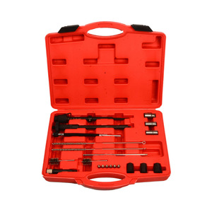 Kit de nettoyage de sièges d'injecteurs <span class=keywords><strong>diesel</strong></span> et de trous de vidange avec guide de <span class=keywords><strong>coupe</strong></span>, extracteur de joints et brosse - Product Image 1