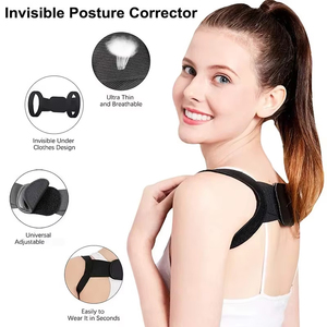 Correcteur de posture réglable, soutien dorsal, ceinture d'épaule, <span class=keywords><strong>redresseur</strong></span> et correcteur de colonne vertébrale, fixateur postural pour la santé - Product Image 5