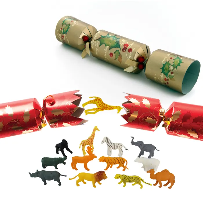 선전용 아주 싼 선물 크리스마스 크래커를 위한 플라스틱 동물성 장난감