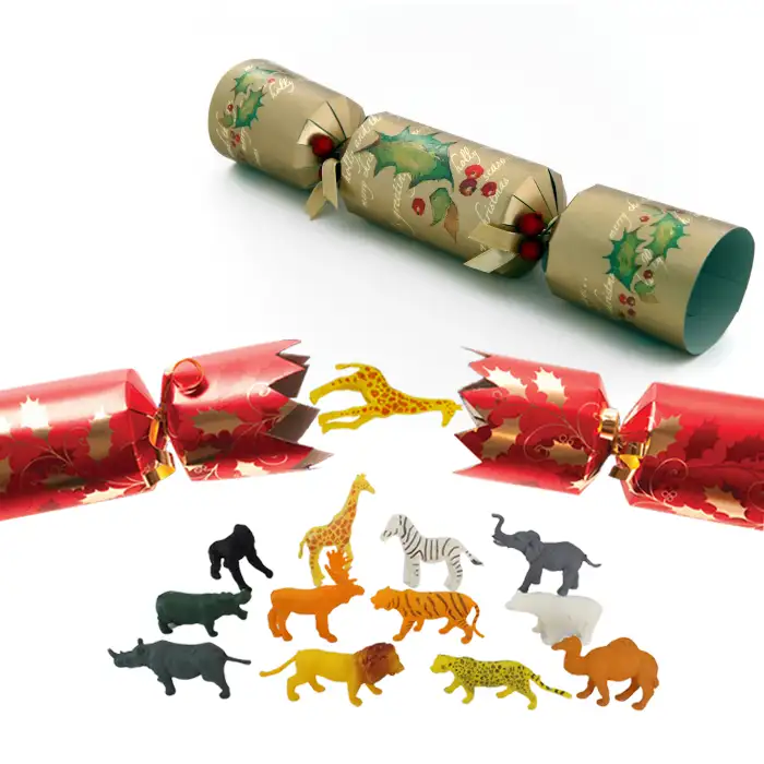Hadiah Promosi Mainan Hewan Plastik Sangat Murah untuk Biskuit Natal