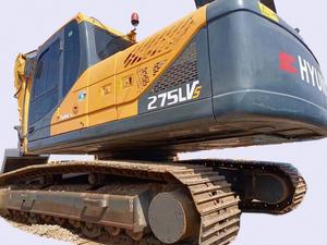 Excavatrice Hyundai 275 d'occasion de haute qualité | Chariot sur chenilles hydraulique de 27,5 tonnes |   Configuration OEM |   Expédition immédiate |   Inspection du moteur - Product Image 2