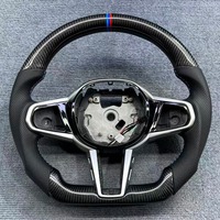 Volant sport en cuir pour BMW F10 F11 F15 F16 F20 F30 F31 F32 F36 F01 F02 E70 E71 E84 E87 E90 M3 M5
