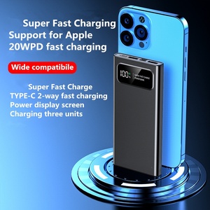 Pd 22.5W Super Snel Opladen Mobiele Power Banks 10000Mah Type-C Ingang Output Dual Usb Power Bank 10000Mah Met Twee Kabel - Product Image 3