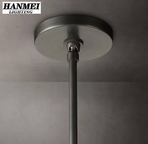 Style American Light Luxury Crystal Chandelier With Adjustable Height for Hotel Bedroom Dining Room LED Lighting HM-HR-068 <b>Small</b> - Product Image 6