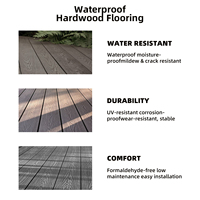 Planchers extérieurs en composite bois-plastique anti-fissures, résistants aux UV, étanches et ignifuges, pour les terrasses de