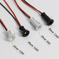 Mini projecteur encastré super compact 12V 0.5W à intensité variable IP65 en aluminium pour voiture, KTV, bar, chambre, escalier
