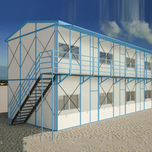 Chine Coût bon marché Maison préfabriquée Fabricant Structure en acier léger Maison préfabriquée pour chantier de construction - Product Image 2