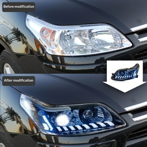 TYPY Para 2008-2011 C-Quatre, Modificación de Conjunto de Faros Delanteros, Lente Láser de 12V, Luz Diurna LED, Señal de Giro Dinámica - Product Image 2