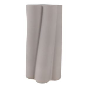 Vaso scanalato testurizzato moderno in gres per fiori, ideale per soggiorno, camera da letto, cucina, ufficio. - Product Image 4