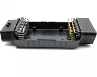 Adaptador de interfaz de OBD-II ELM327, conector macho azul OBD, ELM 327 OBD2 OBD 2 OBDII