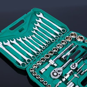 Automobile Repair Tools, Auto Repair Socket <strong>Set</strong>, 61-piece Socket Ratchet <strong>Wrench</strong> Tool <strong>Set</strong> with Large and <strong>Small</strong> Drive Sockets - Product Image 2